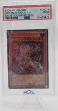 PSA 9 Arcanite Magician/Assault Mode Ultimate Rare CRMS-EN021 Yugioh