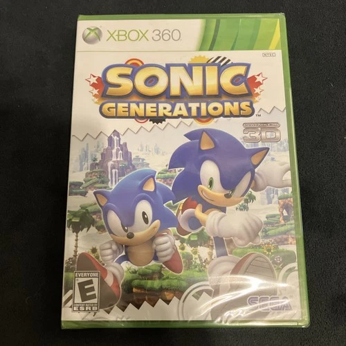 Sonic Generations Xbox 360 Video Game Brand New Sealed Kinect 3D Compatible