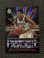 Giannis Antetokounmpo 2018-19 Donruss Franchise Features Purple Laser /15 Holo