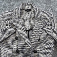 Rag and Bone Preston blazer jacket women's 2 double breasted boucle tweed cotton