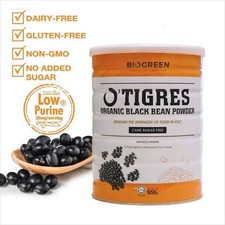 Biogreen Poudre De Haricots Noirs Bio 650g, Sans Sucre De Canne Ajouté