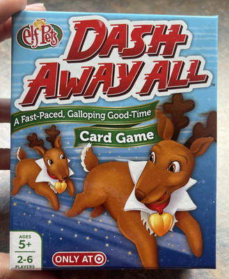 NIB ELF PETS ''DASH AWAY ALL'' CHRISTMAS CARD GAME - FAMILY FUN