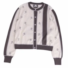 Hermes Cardigan Knit 24SS Sweater Total Pattern Wool Cashmere Top Used MOLO-0