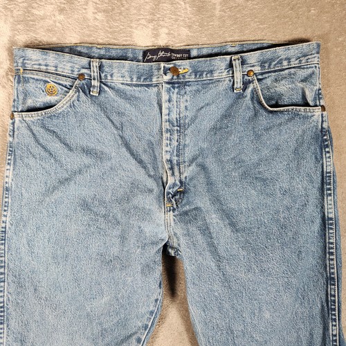Wrangler Jeans Men's 40X33 (Tag 40X32) Blue Cowboy Cut Straight Western 13MGSHD - Picture 5 of 14