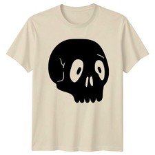 Gruselig süß gruselig Totenkopf Design T-Shirt Cartoon Totenkopf Halloween Geschenk