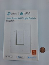 TP-Link Kasa Smart Wi-Fi Light Switch Single Pole White HS200 Wall Switch New