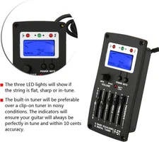 Acoustic Guitar Preamp F5T 5Band Equalizer Pickup Electric Tuner with Lcd Volume