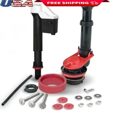 Universal Toilet Repair Kit Complete Valve Flapper Quiet Fill Fix 4010RM New
