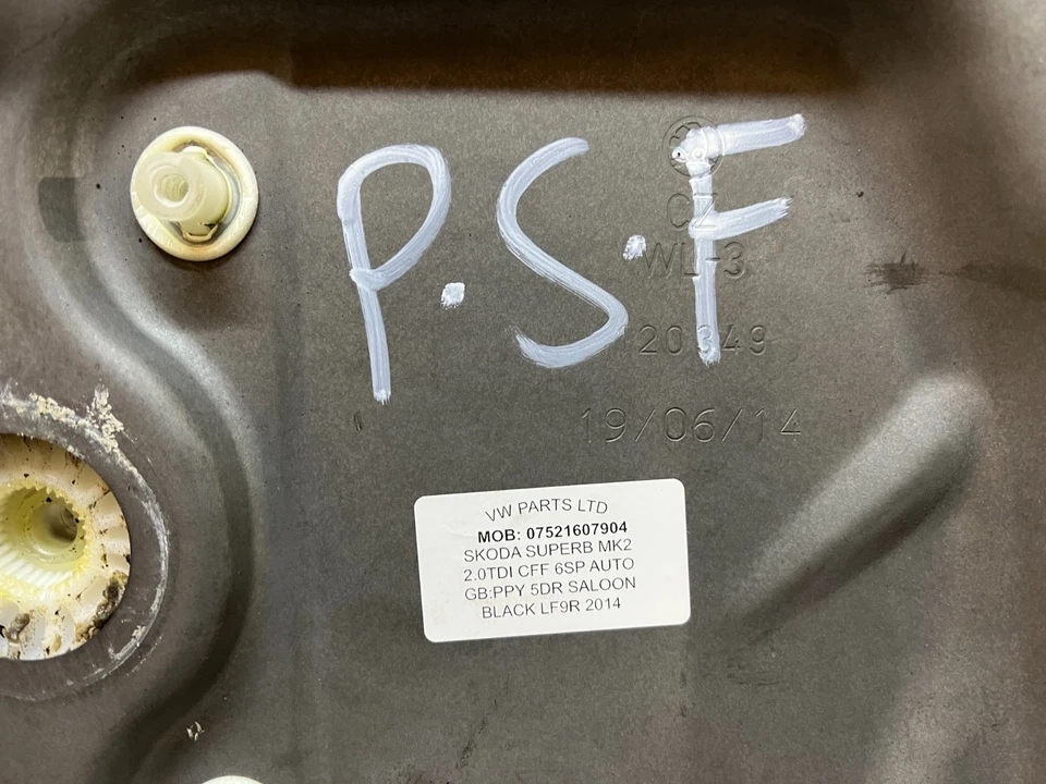 SKODA SUPERB MK2 PASSENGER SIDE FRONT WINDOW REGULATOR 2008-2015 - Image 4 of 4