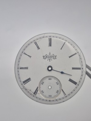 Elgin Dial 34mm Elgin Pocket Watch Zifferblatt Porzellan 34mm