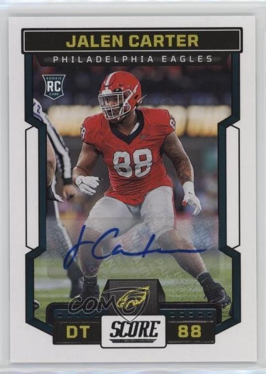 2023 Score Rookies Signatures Jalen Carter #369 Rookie Auto RC qf8