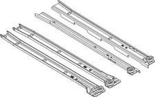 IKEA HEMNES Schubladenschienen links & rechts - Original Ersatzteil 156500