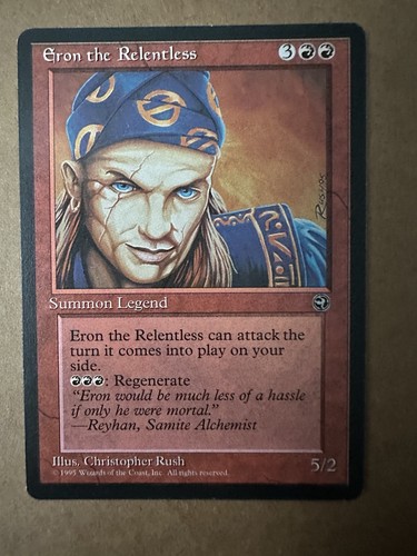 MTG Eron The Relentless Artist Proof From The Rush Family
