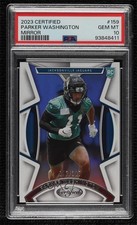 2023 Certified Rookies Mirror 47/325 Parker Washington #159 PSA 10 GEM MT s5j