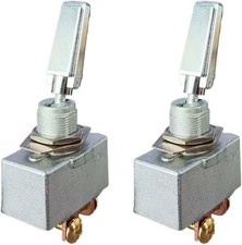 2pcs Heavy Duty Toggle Switch 50 Amp 12 Volt 2 Position 2 Pin Rocker Switch On