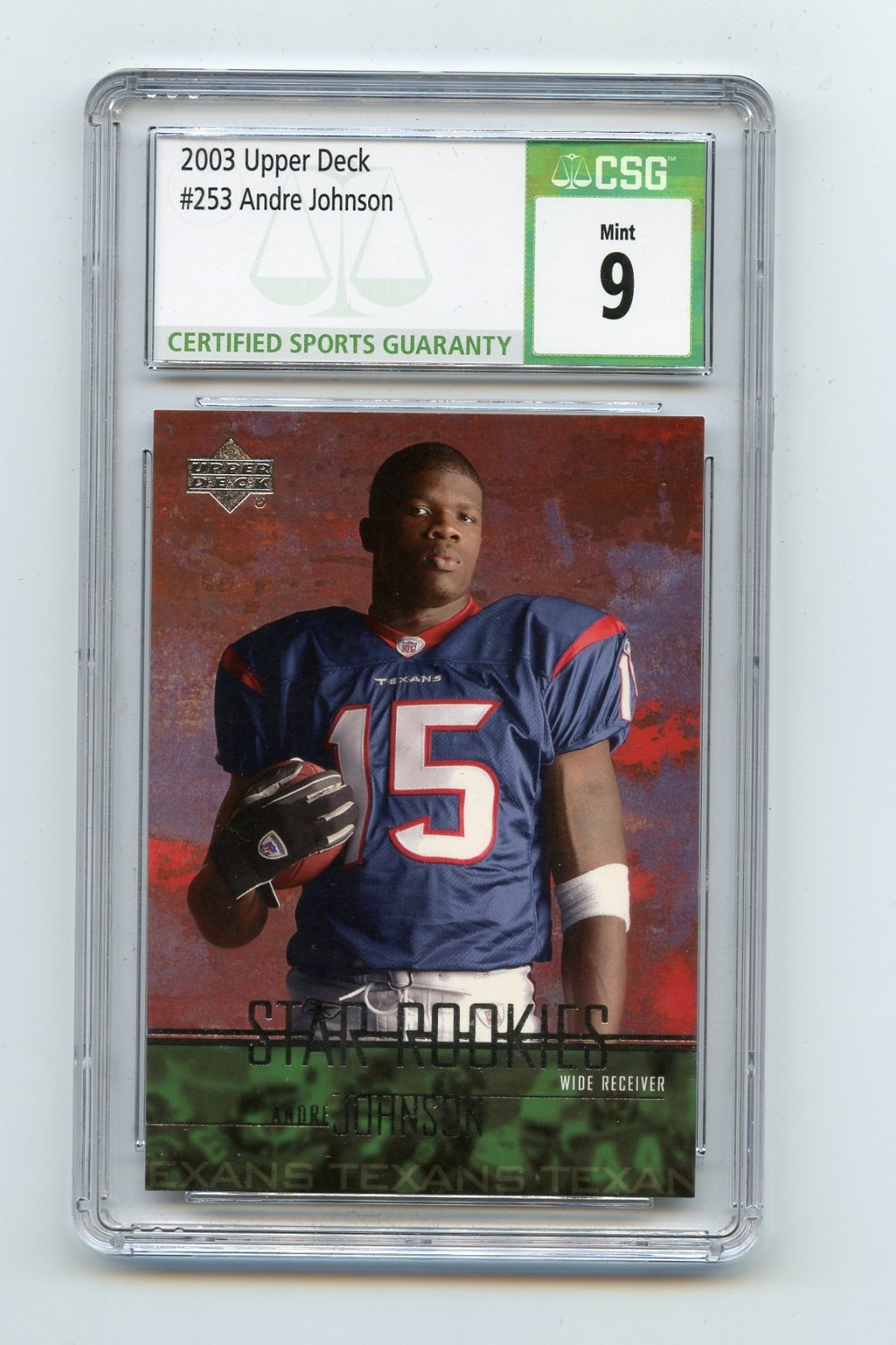2003 Upper Deck - Star Rookies Andre Johnson #253 (RC)