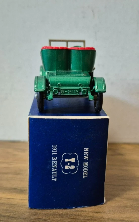 Y 2 1911 Renault Two Seater Models of Yesteryear Matchbox - mit D1 Box - - Bild 4 von 4