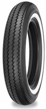 Shinko 240 Classic White Wall 100/90-19 Front Tire Motorcycle 100 90 19 87-4116