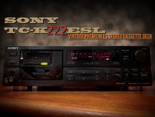 SONY TC-K222ESL   RaRe   Vintage Stereo Cassette Deck