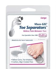PediFix Unisex Visco-Gel Toe Separators / Large Size