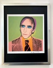 Andy Warhol | Vintage 1984  Leo Castelli Print Signed | Mounted in a 11x14 Board