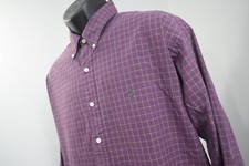 Polo Ralph Lauren Blake Dress Shirt Plaid Long Sleeve Button Up Mens Size XL
