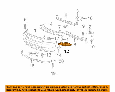 TAHOE 07-14 FRONT BUMPER BRACKET RH Plastic