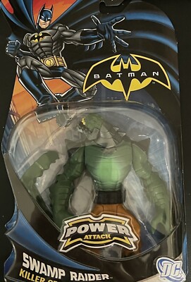 Batman Power Attack Swamp Raider Killer Croc Action Figure Mattel