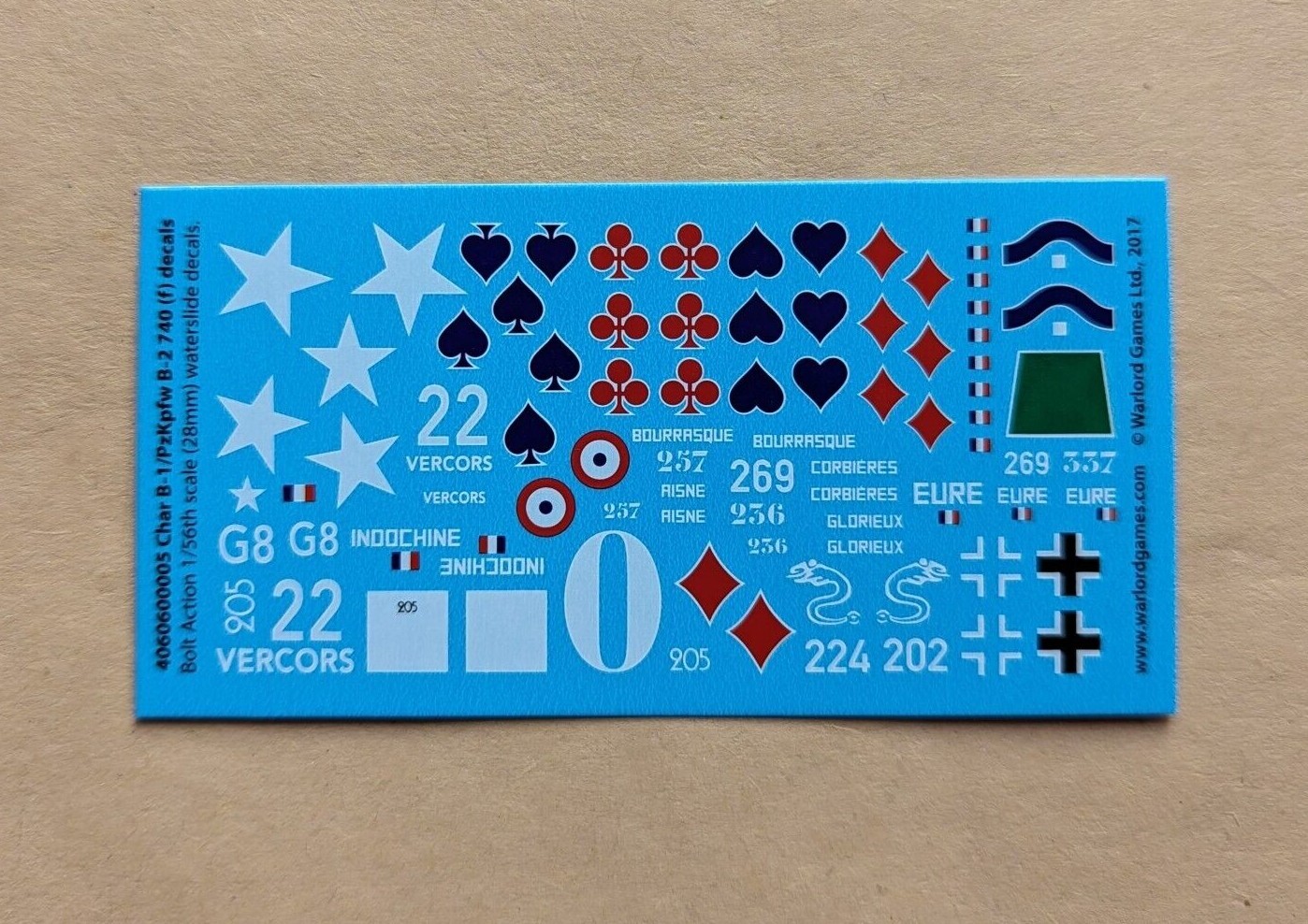 Bolt Action Decals - 28mm German British US Italian Japanese Afrika ...