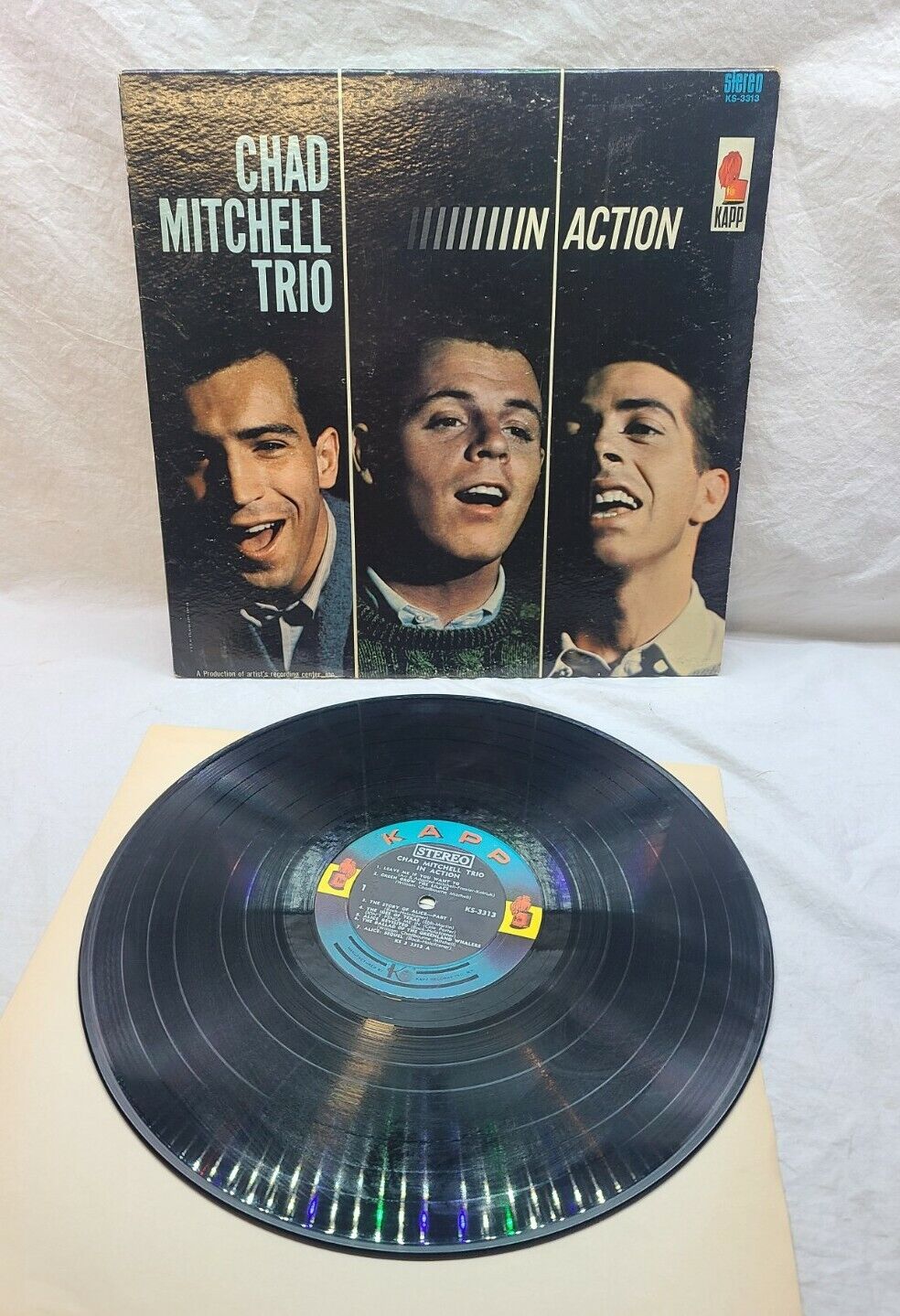 A58 The Chad Mitchell Trio In Action, 1963 Kapp Records KS 3313