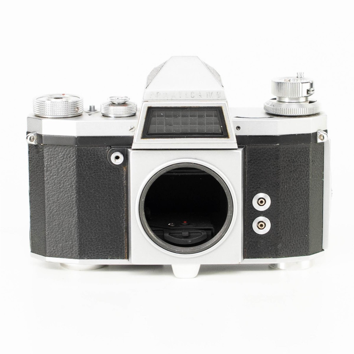 Praktica IV B Camera | Tessar 50mm f2.8 lens | M42 | White | G.D.R
