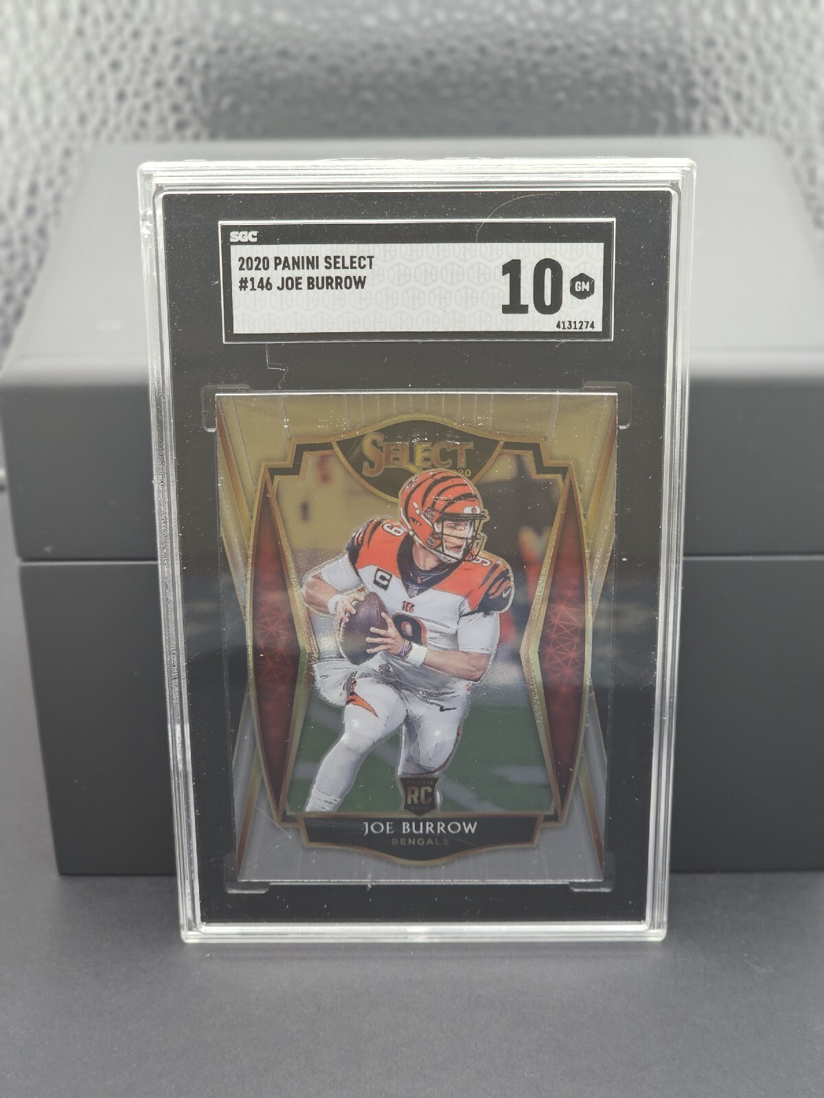 2020 Panini Select Joe Burrow #146 RC Rookie SGC 10