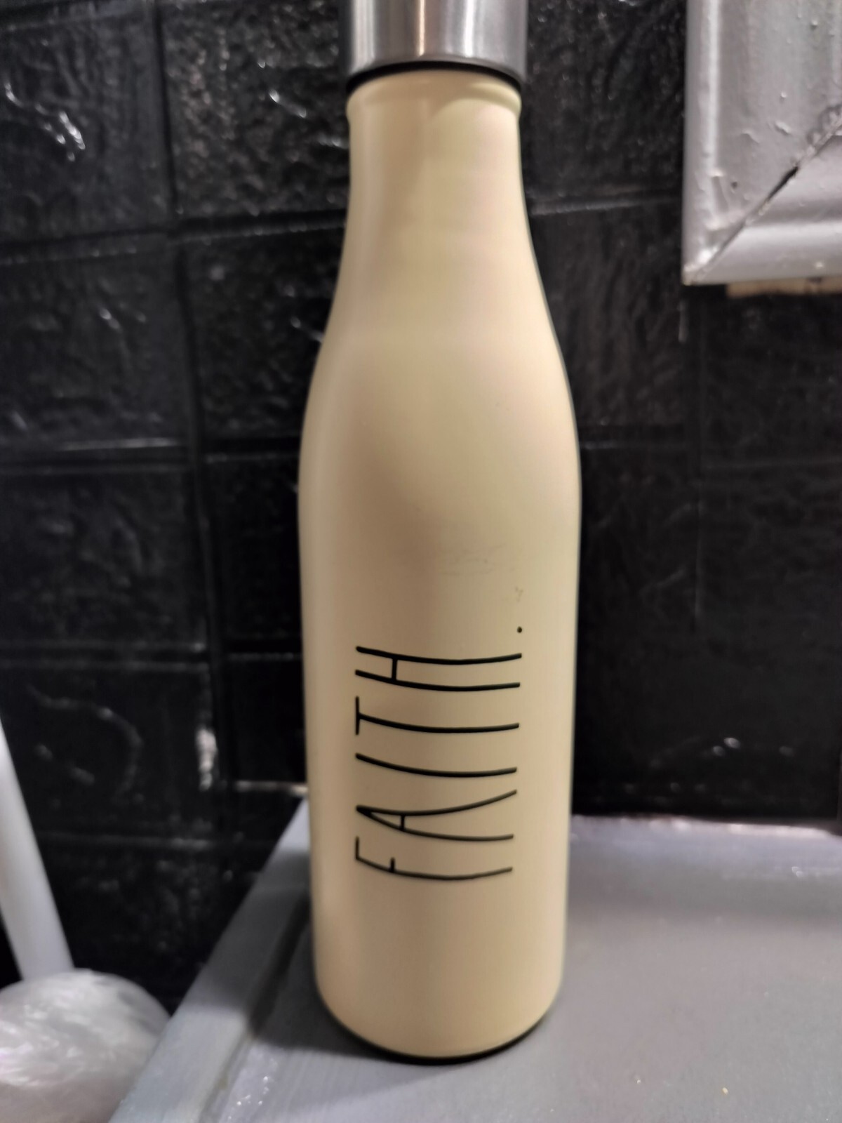 Rae Dunn Faith Stainless Steel Tumbler Mug