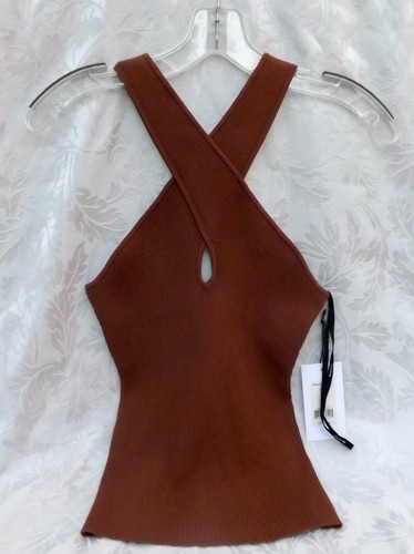 BAILEY 44 RAINFOREST Criss-Cross Women’s Tank Top - Sz Small - NWT $158! - Picture 6 of 12