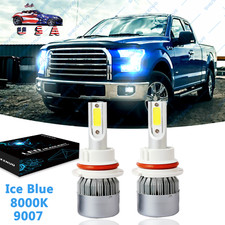 For Ford F-150 1995 -1997 1999 - 2003 8000K 9007 LED Headlights Bulbs Hi/Lo 2X