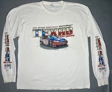 Vintage Y2K Texas Lone Star Racing American Motor Speedway Race Car Shirt Sz XL