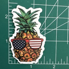American Pineapple Swinger Lifestyle iykyk 1.5” X 2.5”   Sticker Decal
