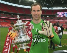 Arsenal FC Petr Cech Autographed Signed 8x10 EPL Photo COA #3