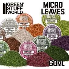 Green Stuff World: MICRO LEAVES - Model Tree Foliage & Leaf Scatter - 60ml 15g
