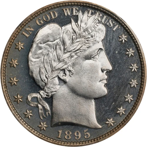 Barber Half Dollar 1895 NGC Proof-66 CAMEO! Magnificent Proof Eye Appeal! Superb