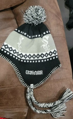 Chicago White Sox Knit Cap Tassels Ear 