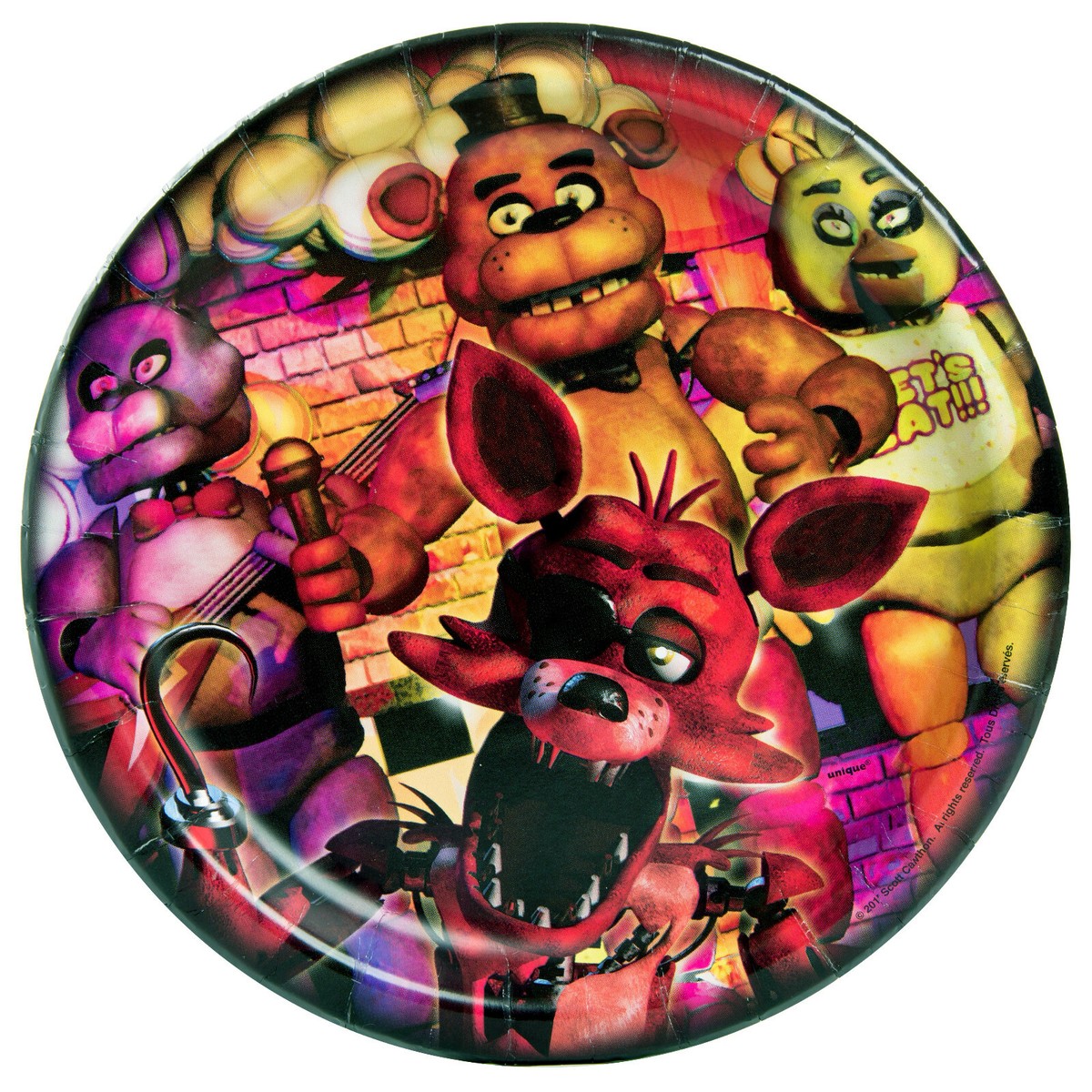 FIVE NIGHTS AT FREDDY'S FNAF Plates Napkins Balloons Pencils