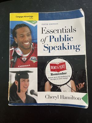 I.E. Essentials of Public Speaking 5th edition by Cheryl Hamilton