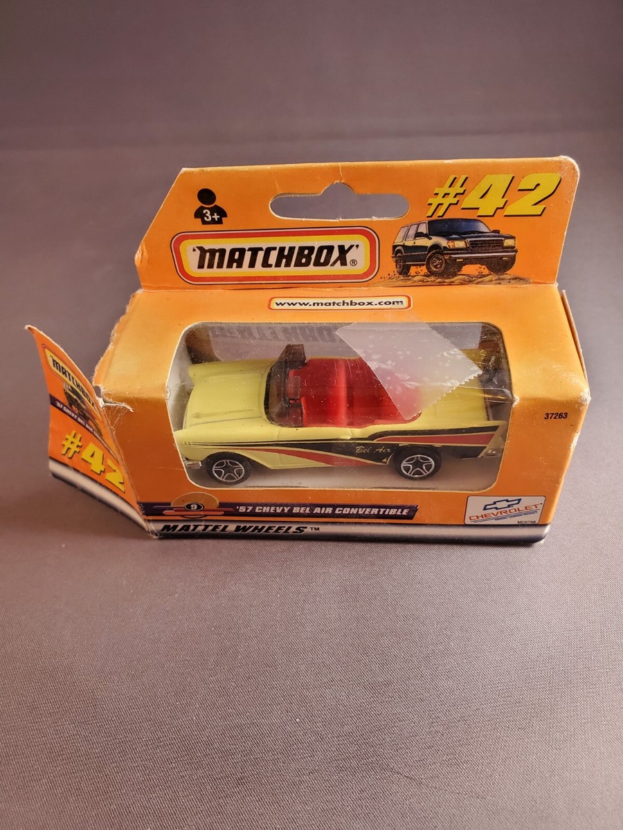 ミニカー MATCHBOX Chevrolet Bel Air Convertible Matchbox '57 Chevy Bel Air Convertible Collector #47 New 1