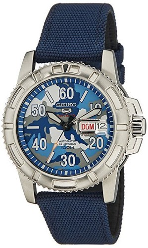 SEIKO-SPORTS-AUTOMATIC-HAND-WINDING-BLUE-CAMOUFLAGE-TOUGH-BAND-SRP223-SRP223K2