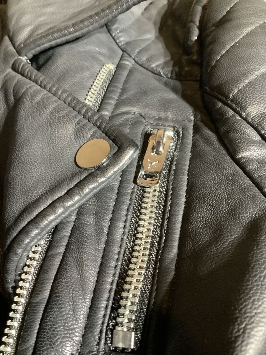Vegan faux leather clearance jacket