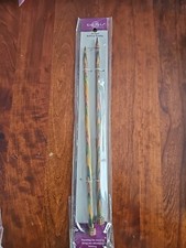 Knit Picks Straight Knitting Needles Harmony Wood US 10.5, 6.5mm 10"