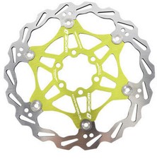Zoom MTB Cyclocross eBike Cycle Disc Floating Brake Rotor 160MM 6" Green Bike