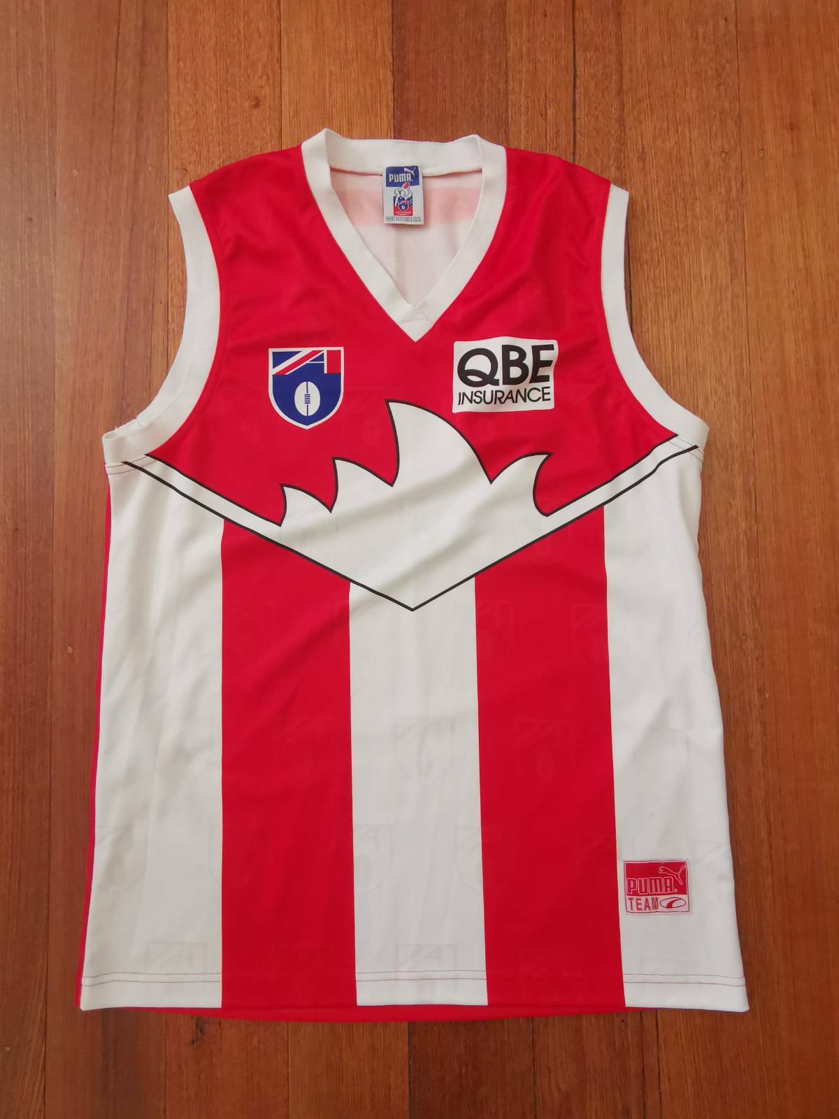 Image 1 - Sydney-Swans-rare-1997-98-Ansett-Cup-preseason-guernsey-jersey-jumper-AFL-90s