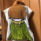 Gymboree Hula Girl Towel Poncho 100% cotton Pullover Perfect 4 Pool or Bath NWT — photo 3